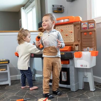 Toddler Workshop Utility Bench with 76-Piece Tool Set