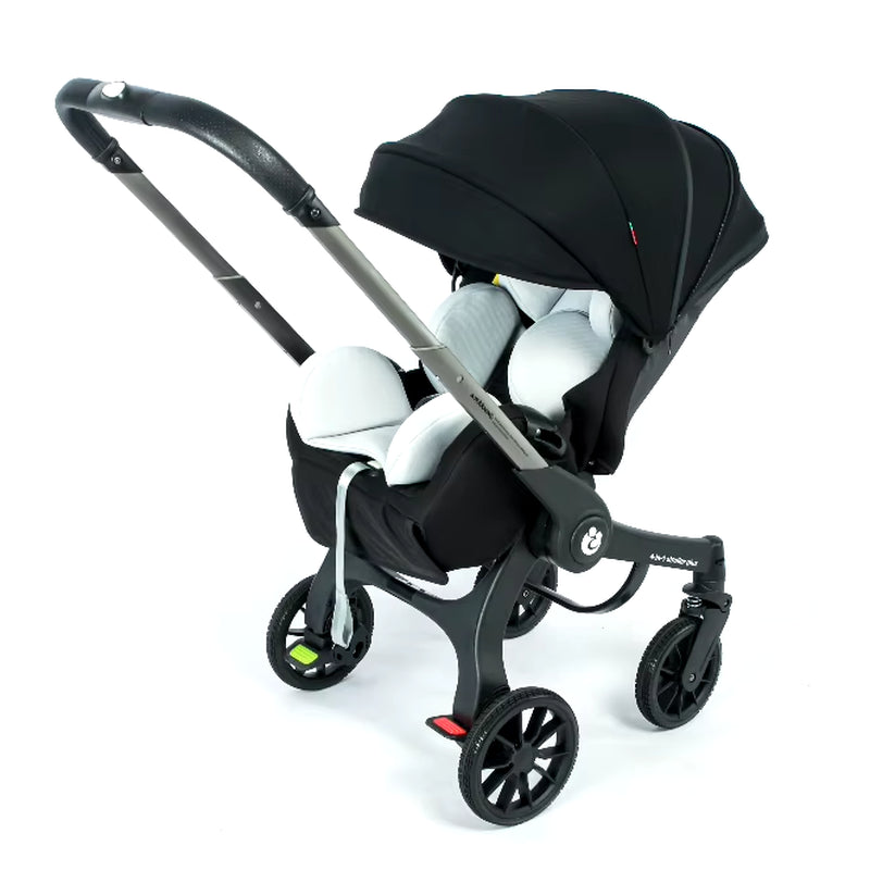 Multifunctional 4-in-1 Two-Way Baby Stroller with Collapsible Basket and Infant Carriage Seat