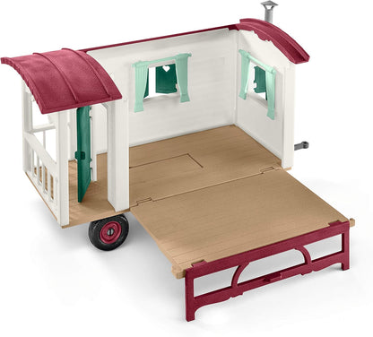 Horse Club Camper Set with Toy Horse Figurine - 43-Piece Gift for Girls and Boys, Ages 5+