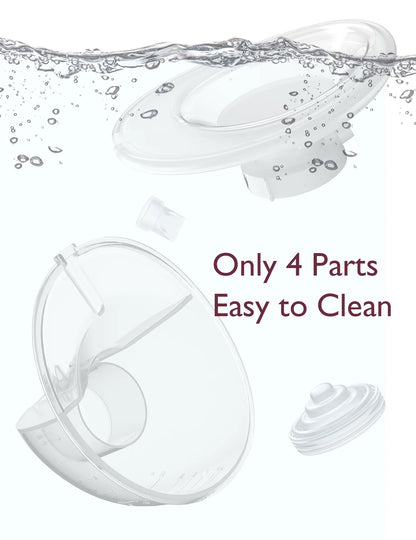 M5 Hands-Free Electric Breast Pump Set - 24mm, Pink, Pack of 2