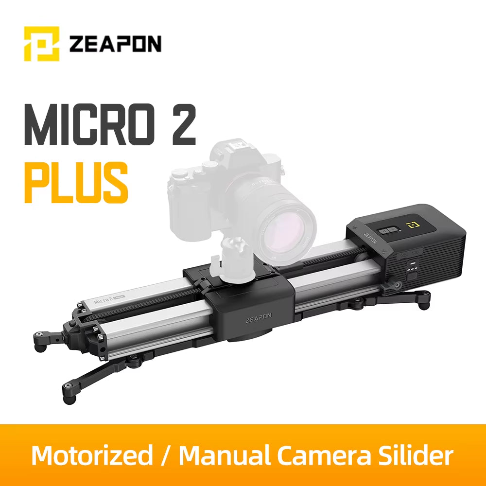 Micro 2 Mini Portable Ultra Silent Motor Motorized Camera Video Double Distance Parallel Slider Macro Track