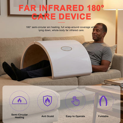 Far Infrared Device 180 Degree Surround Heating Portable Foldable Spa Beauty Salon Skin Care Muscle Tension  ETIN18