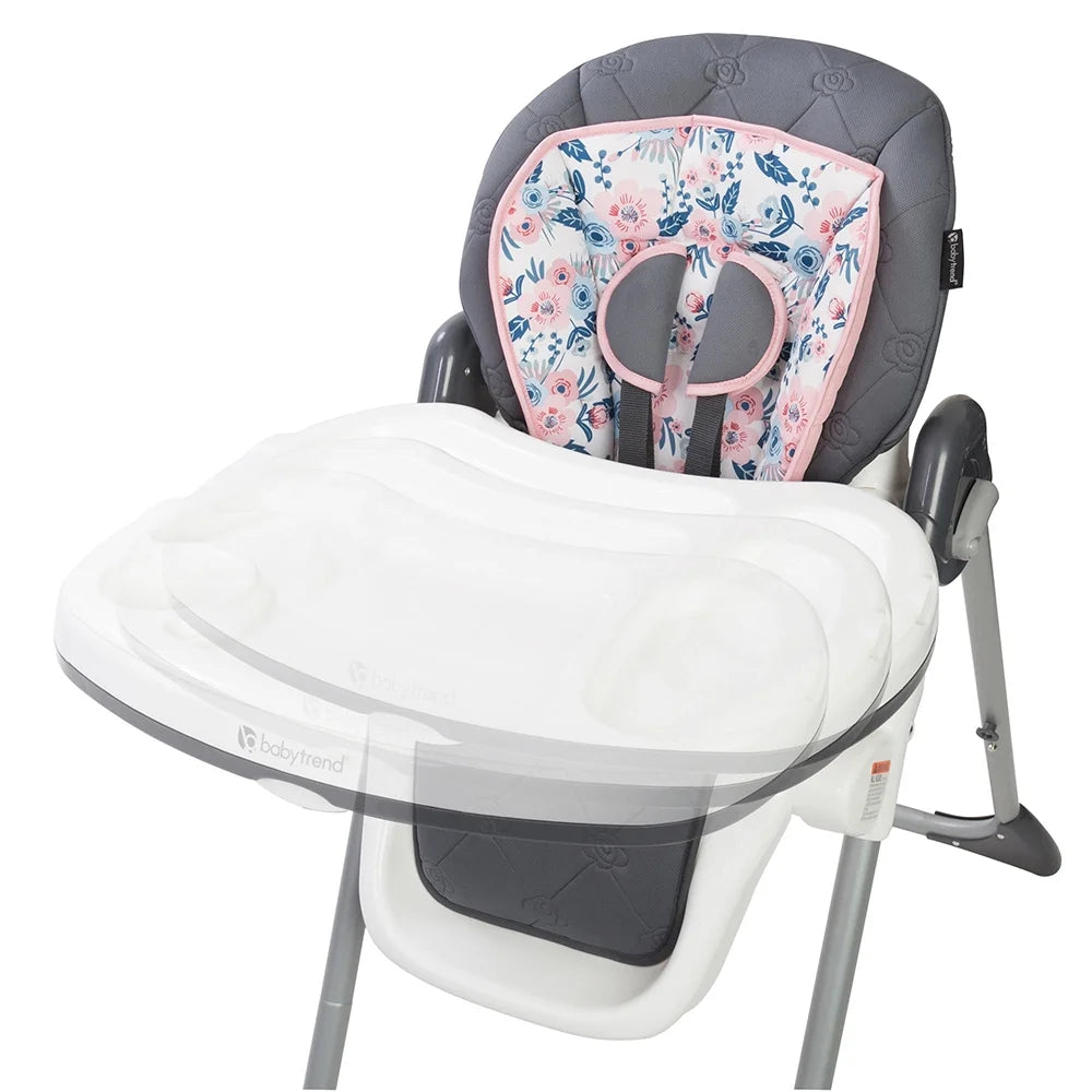 3-in-1 High Chair Booster Seat with Tray for Toddlers - Bluebell