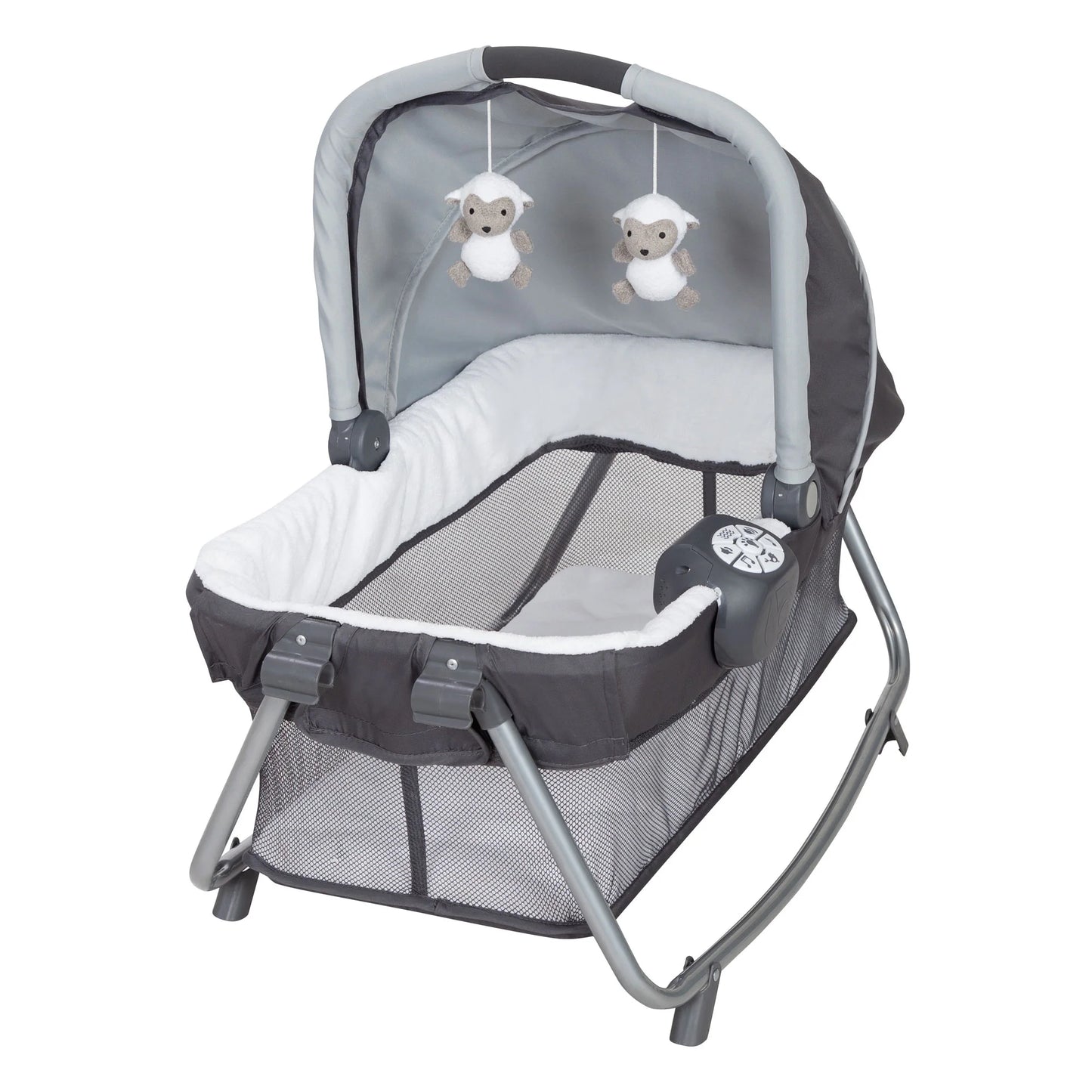Retreat Nursery Center Playard with Bassinet and Travel Bag in Robin Gray