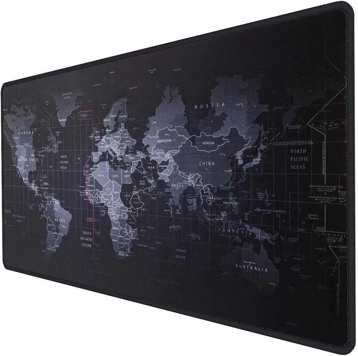 Large 800×300×2MM Gaming Mouse Pad - Non-Slip, Waterproof, and Foldable Desktop Mat for Home and Office Use - Black