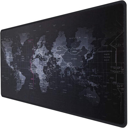 Large 800×300×2MM Gaming Mouse Pad - Non-Slip, Waterproof, and Foldable Desktop Mat for Home and Office Use - Black