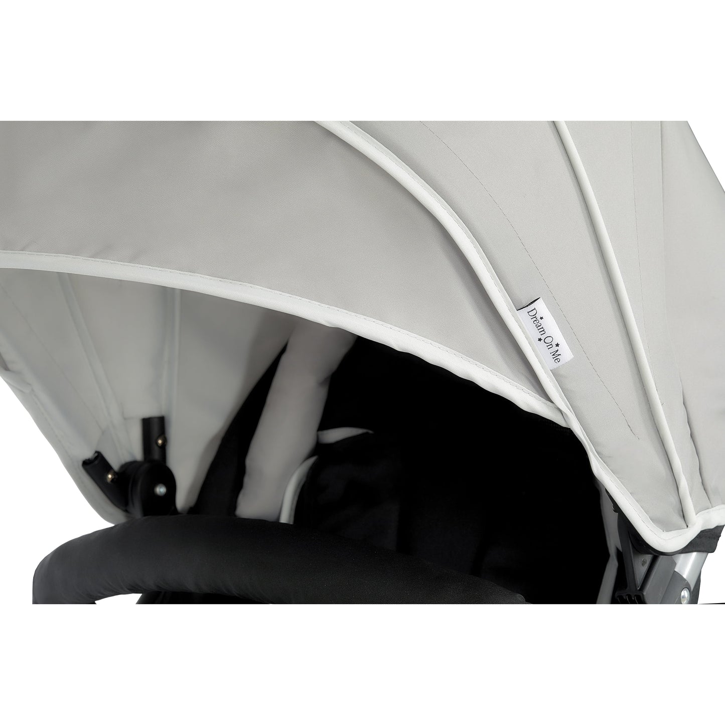 Track Tandem Stroller - Face-to-Face Design in Light Grey
