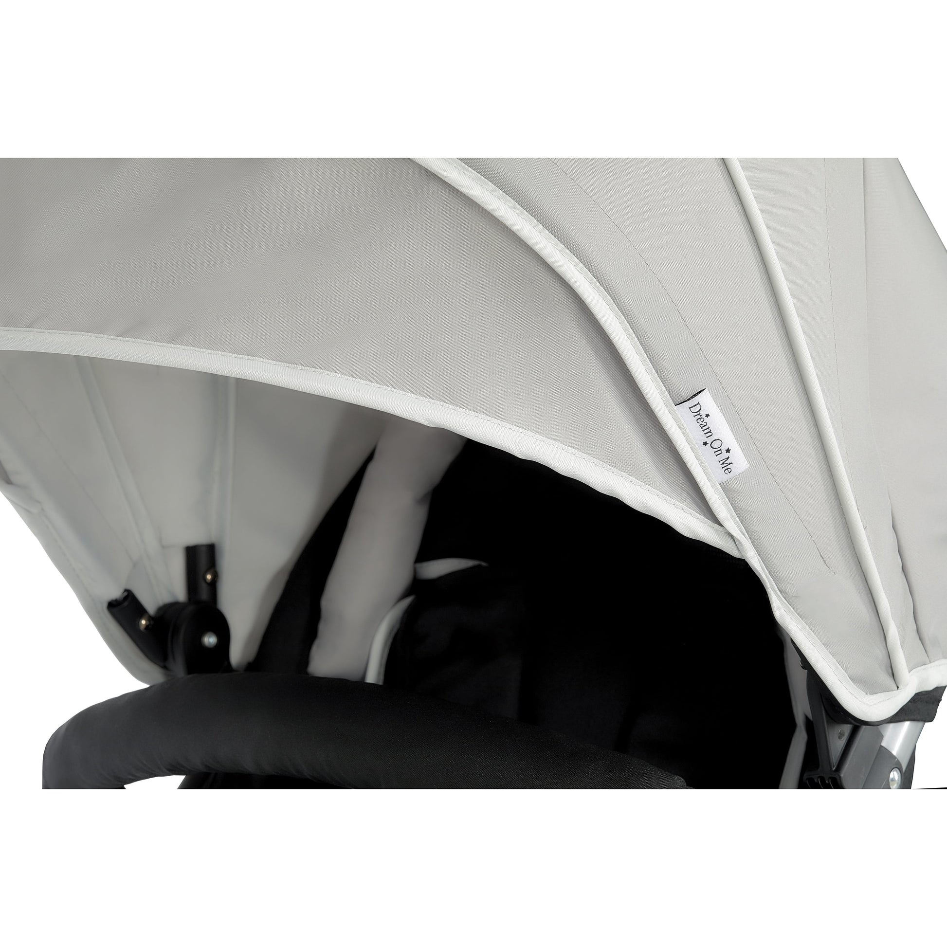 Track Tandem Stroller - Face-to-Face Design in Light Grey