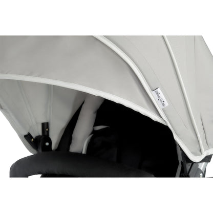 Track Tandem Stroller - Face-to-Face Design in Light Grey