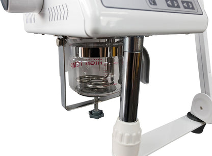 Professional Facial Steamer with LED Magnifying Lamp - 2 in 1 Digital Controls, Aromatherapy, Esthetician Supplies for Beauty Salon, Spa Equipment, and Home Use- Combo Unit