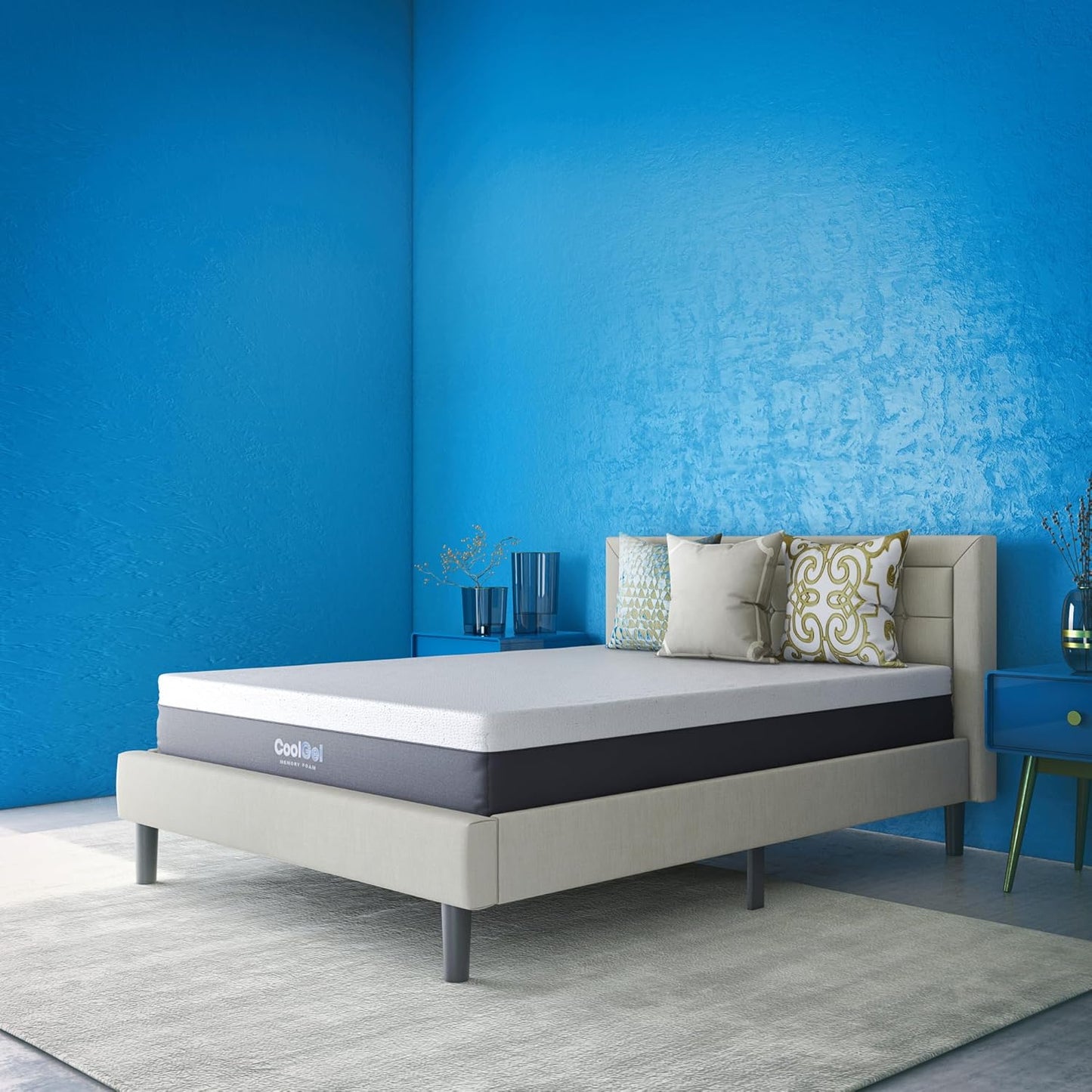 12 Inch Full Size Mattress Memory Foam Medium Firm, Gel Memory Foam Mattress Full Matress Cooling, Made in the USA, 12" Depth with Pressure Relief, Certipur-Us Certified No Fiberglass, Bed
