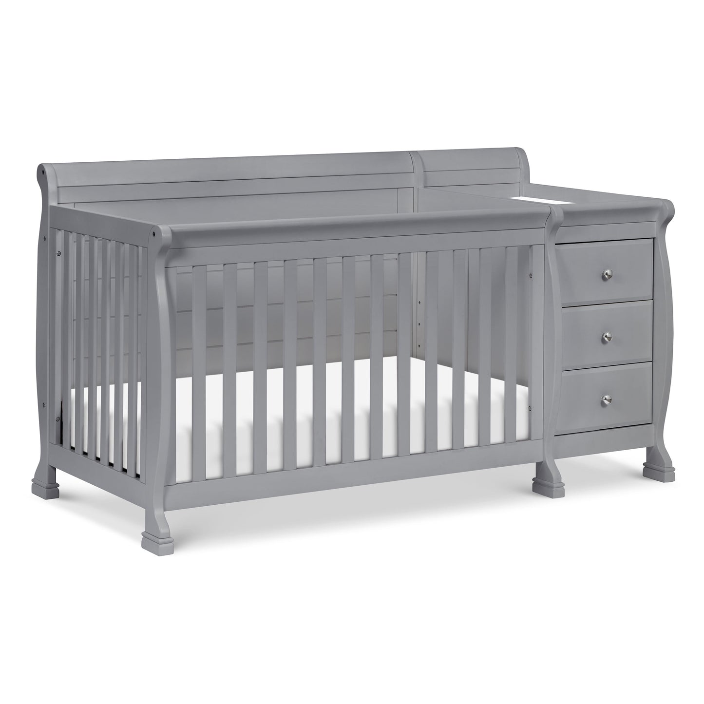 Kalani 4-in-1 Convertible Crib and Changing Table in Gray