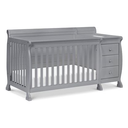Kalani 4-in-1 Convertible Crib and Changing Table in Gray