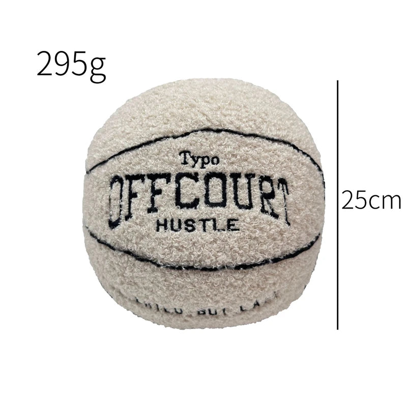 25CM Offcourt Basketball Plush Toy - Anime-Inspired Soft Pillow for Children, Ideal Birthday and Christmas Gift