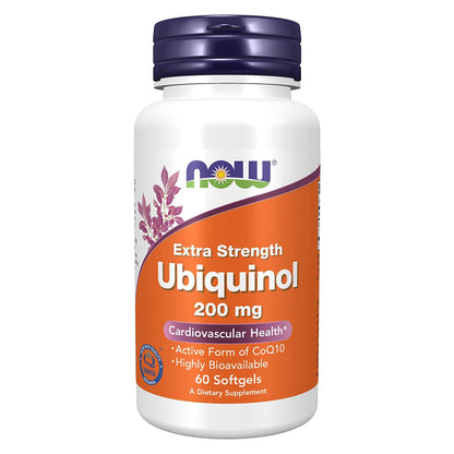 NOW FOODS Ubiquinol Extra Strength 200 Mg 60 Softgels
