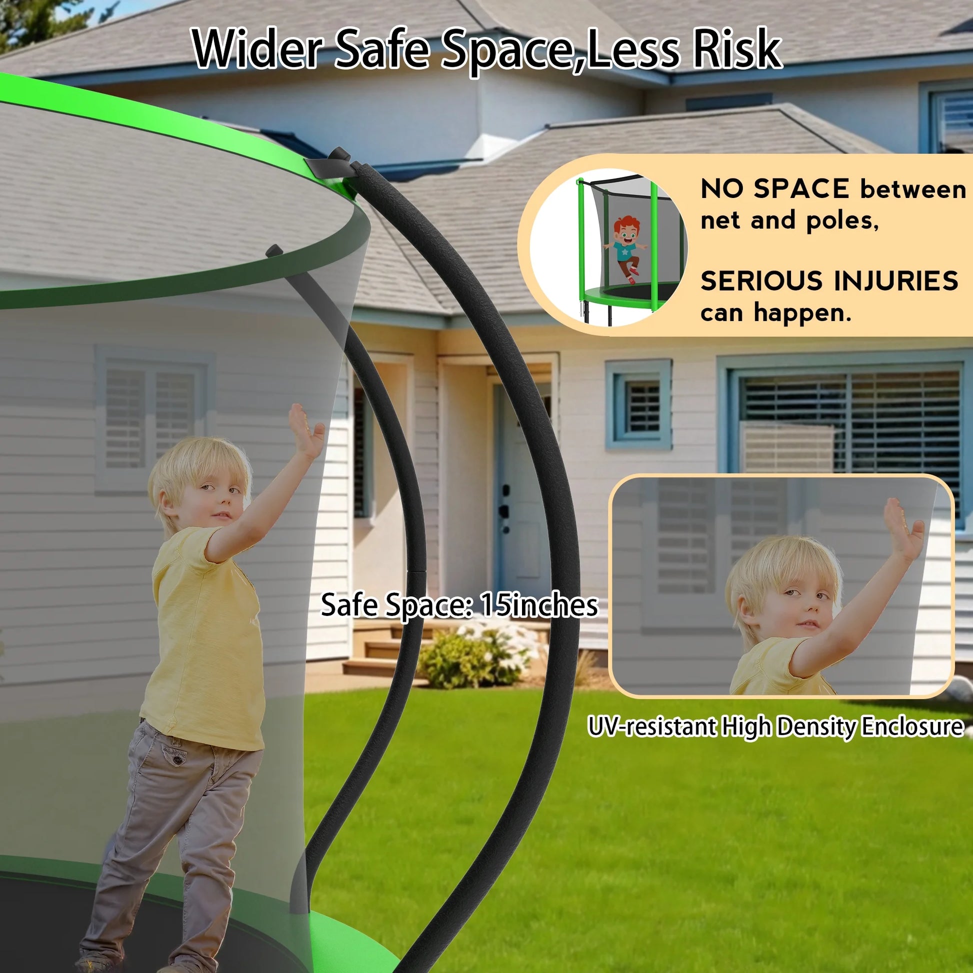 Trampoline, 1200LBS 12FT Trampoline for 1-2 Adults/ 4-5 Kids, Trampoline with Enclosure Net, Basketball Hoop, Ladder, Light, Sprinkler, Backyard Outdoor Heavy Duty Trampoline, No Gap Design