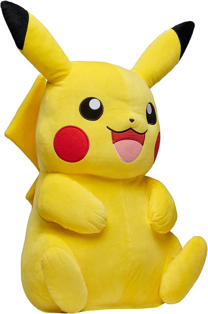 Pikachu 24-Inch Giant Plush Toy - Ultra-Soft, Life-Size Plush Ideal for Play and Display