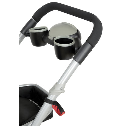 Track Tandem Stroller - Face-to-Face Design in Light Grey