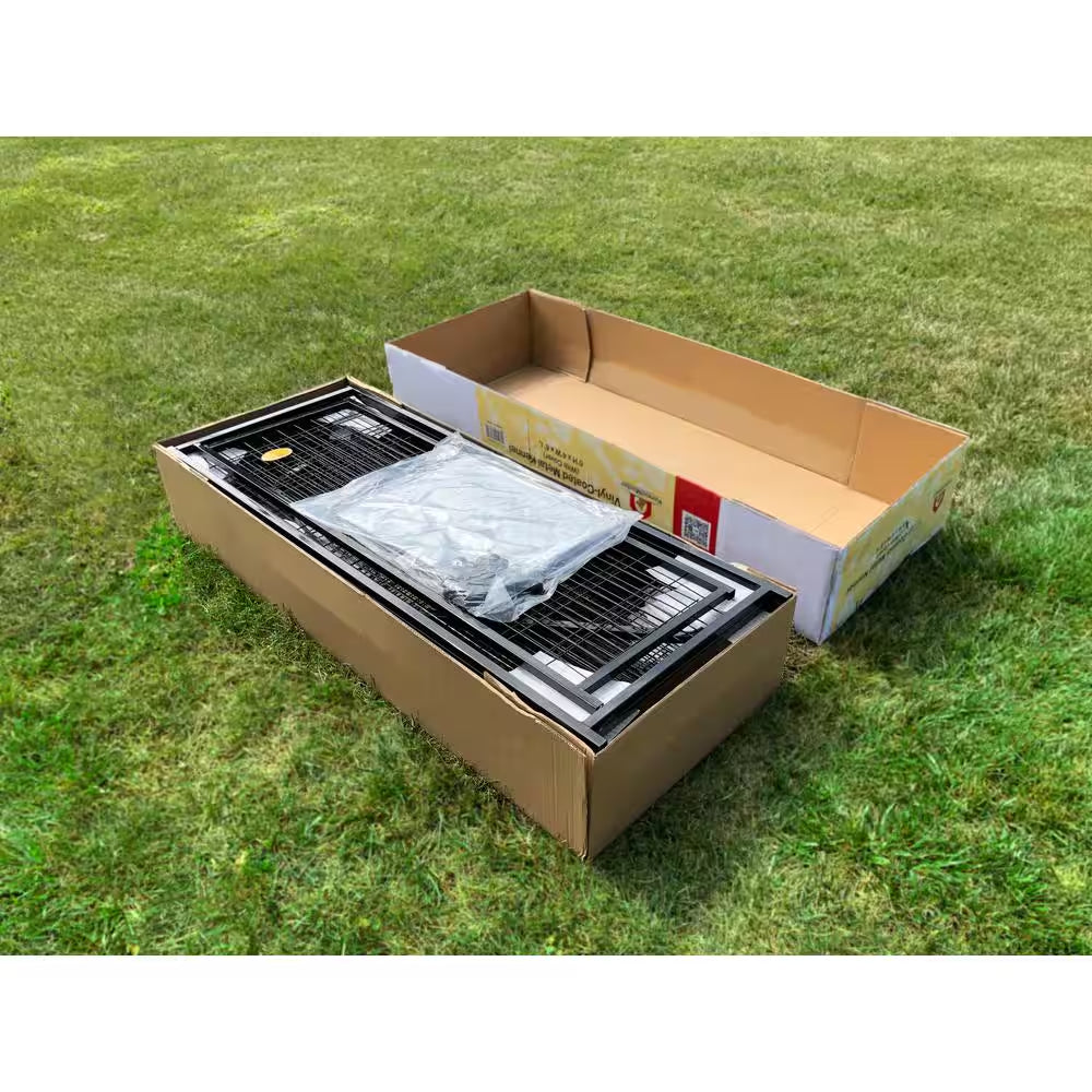4 Ft. X 8 Ft. X 6 Ft. Welded Wire Dog Fence Kennel Kit