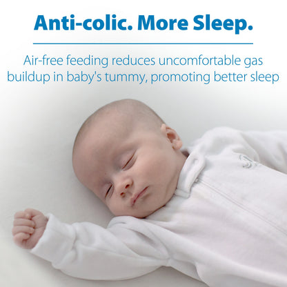 Dr. Brown's Natural Flow Options+ Anti-Colic Narrow Baby Bottles, Pink, 8 oz, Slow Flow, Suitable for Newborns, Set of 3