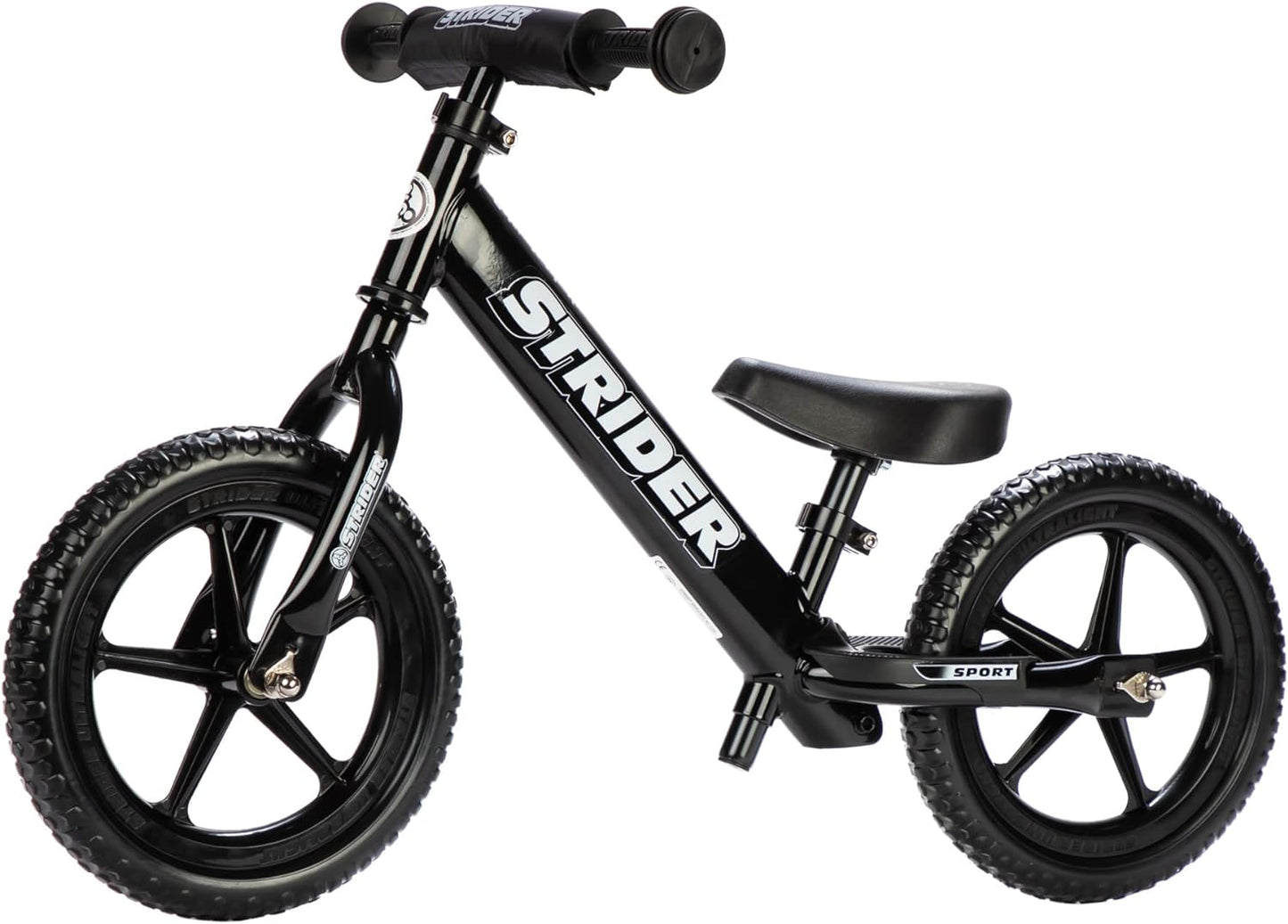 12-Inch No-Pedal Balance Bike for Children Aged 1 to 4 Years - Features Safety Pad, Padded Seat, Mini Grips, and Flat-Free Tires - Easy Tool-Free Assembly and Adjustments