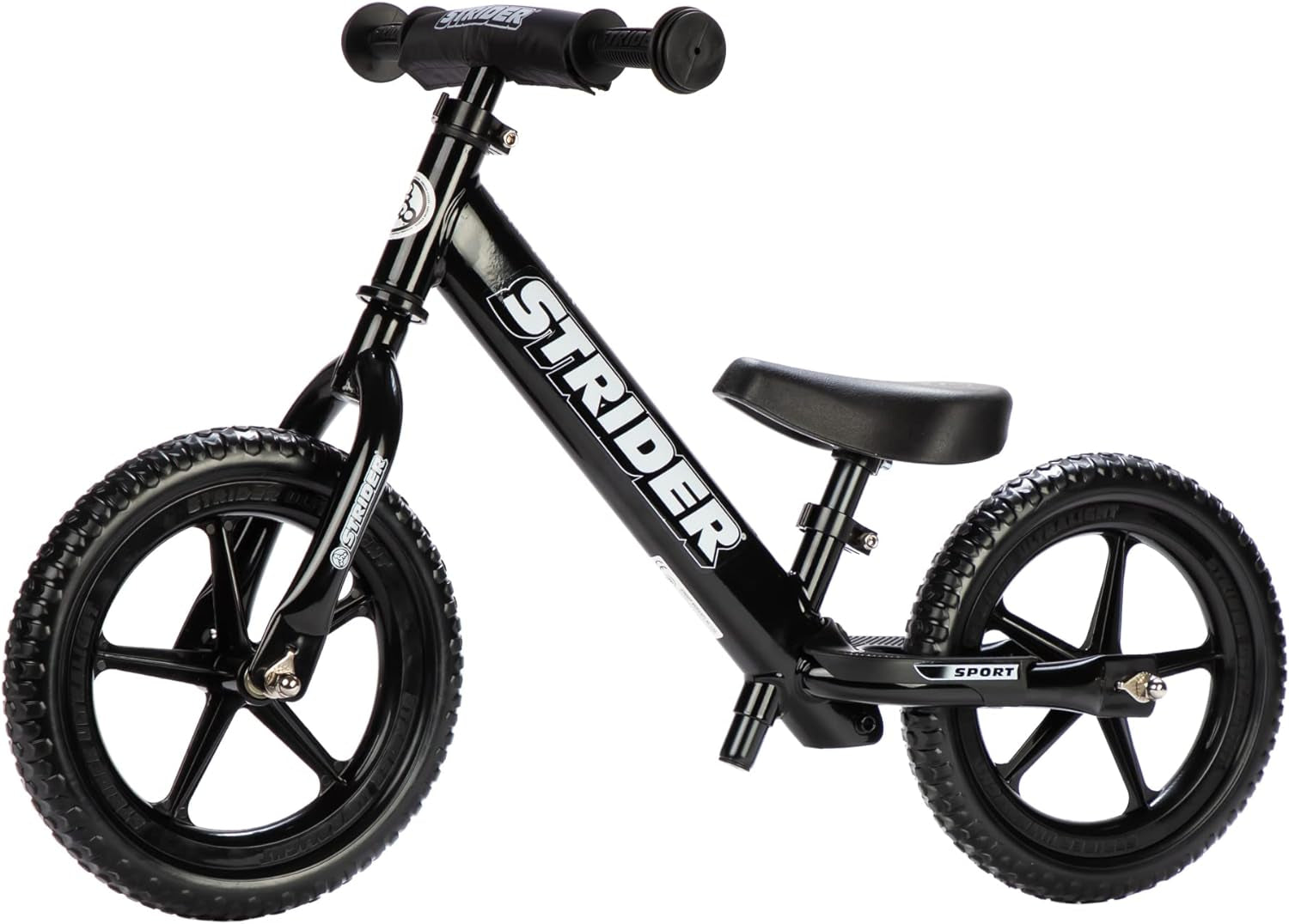 12-Inch No-Pedal Balance Bike for Children Aged 1 to 4 Years - Features Safety Pad, Padded Seat, Mini Grips, and Flat-Free Tires - Easy Tool-Free Assembly and Adjustments