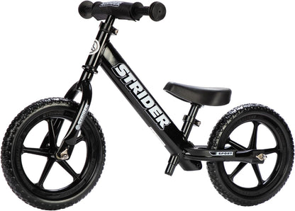 12-Inch No-Pedal Balance Bike for Children Aged 1 to 4 Years - Features Safety Pad, Padded Seat, Mini Grips, and Flat-Free Tires - Easy Tool-Free Assembly and Adjustments