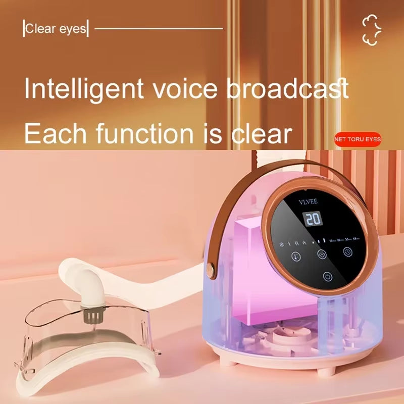 SPA Massage Eye Nebulizer Atomizer Improve Dark Circles Spray Cleaning Antibacterial Relief Eye Fatigue Tool for Beauty Salons