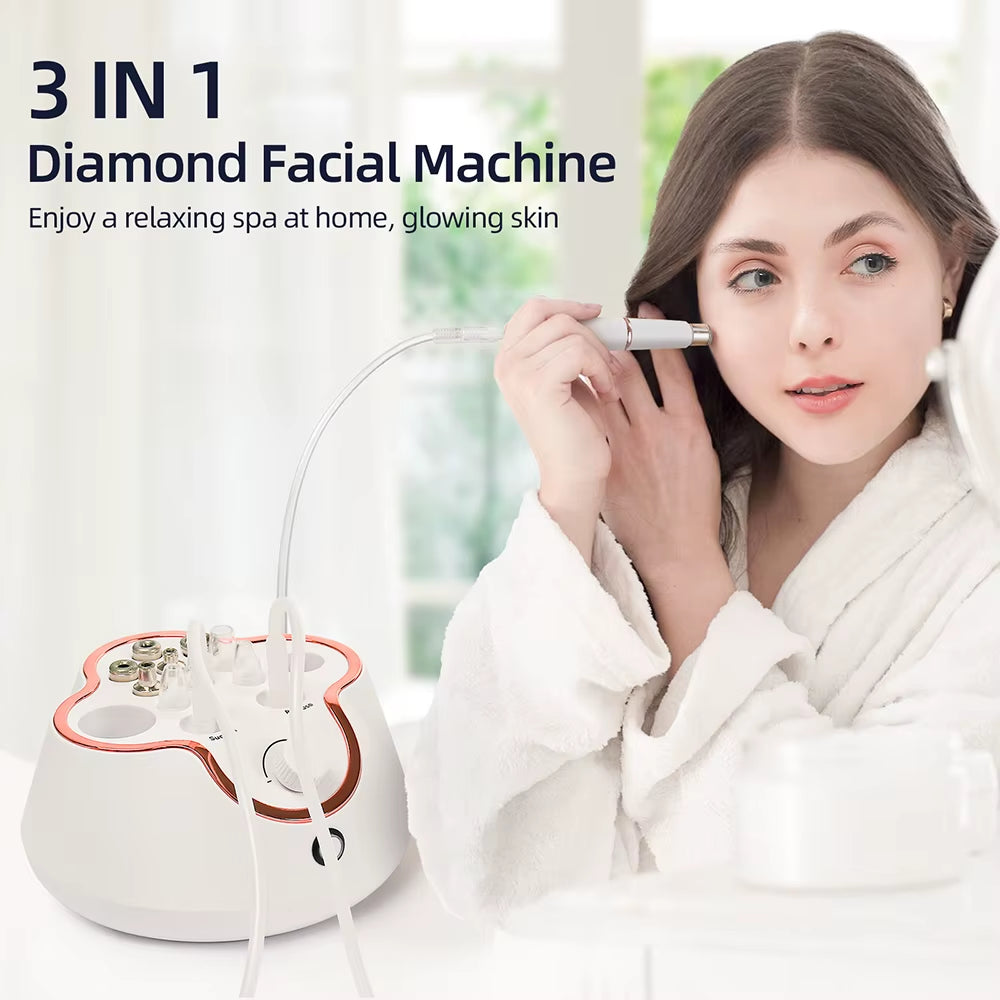 Diamond Facial Peeling Machine Home Use Professional Microdermabrasion Nano Water Spray Exfoliation Beauty Machine
