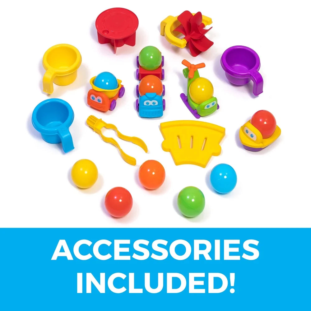 Ball Buddies Adventure Center: Toddler-Friendly Blue Sand and Water Table