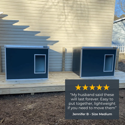 Cozycube Insulated Dog House with Coldroom Panel