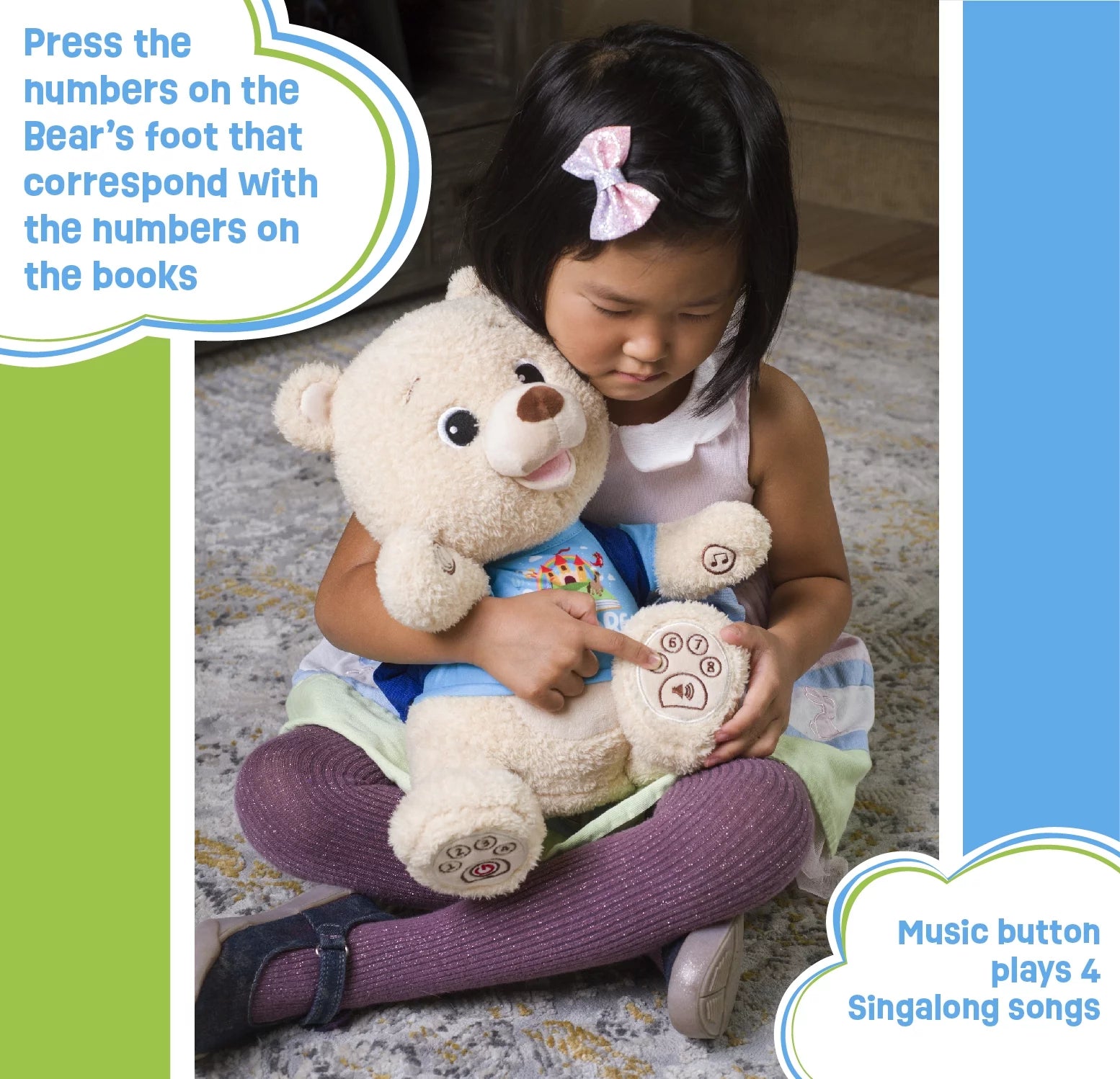 Interactive Learning Bear: Engaging Storytelling and Musical Companion for Infants and Toddlers