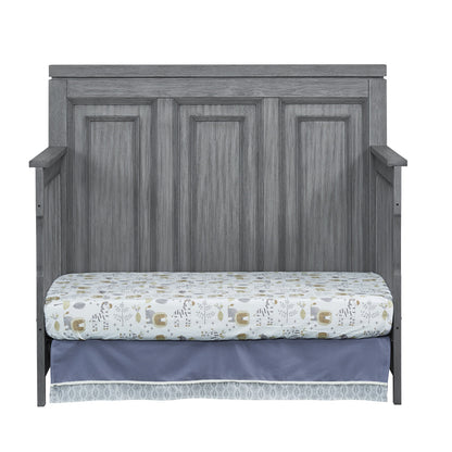Manchester 4-in-1 Convertible Crib in Rustic Gray, GREENGUARD Gold Certified for Enhanced Safety and Quality