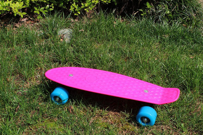 17x5 Inch Mini Skateboard with Advanced Design, Perfect Mini Cruiser for Beginners Featuring ABEC-7 Bearings and Soft PU Wheels