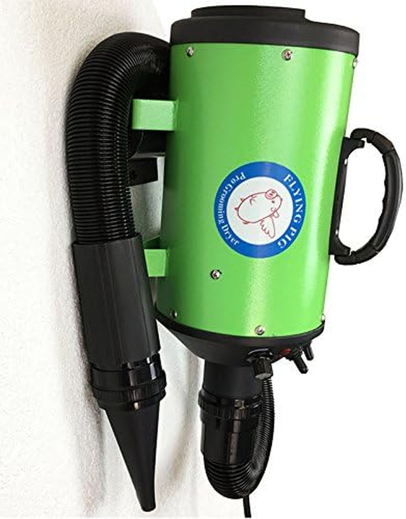Flying One Wall Mount Grooming Dryer Kit (Green)