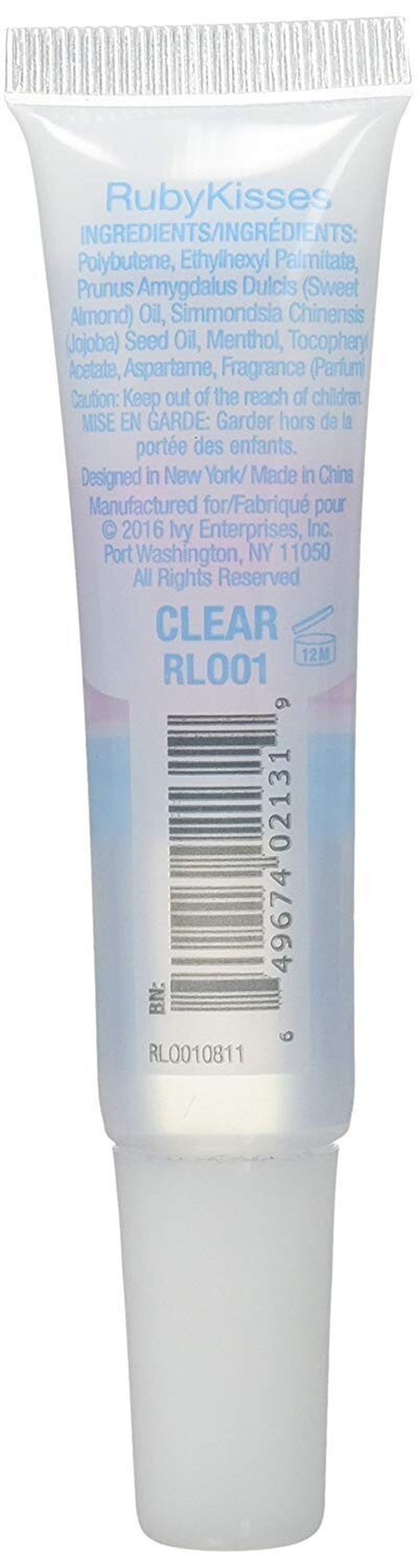 Ruby Kisses Hydrating Lip Oil Clear RLO01 (6 PACK)...