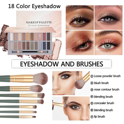 Makeup Kits Makeup Kit for Women Full Kit Makeup Sets for Teenagers Teen Girls Foundation Eyeshadow Makeup Bag Makeup Gift Set for Teens Women