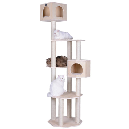 Premium Pinus Sylvestris Wood,Real Wood Cat Tree S8502