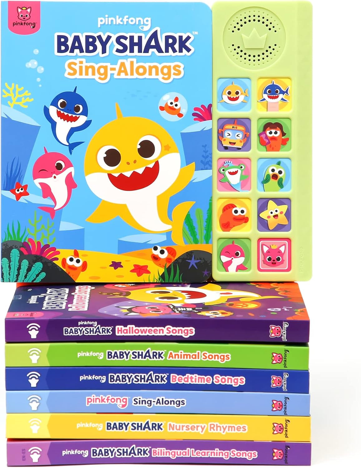 Interactive Baby Shark Sound Book with 10 Buttons | Educational Toy for Toddlers Ages 1-3 | Perfect Gift for Boys and Girls