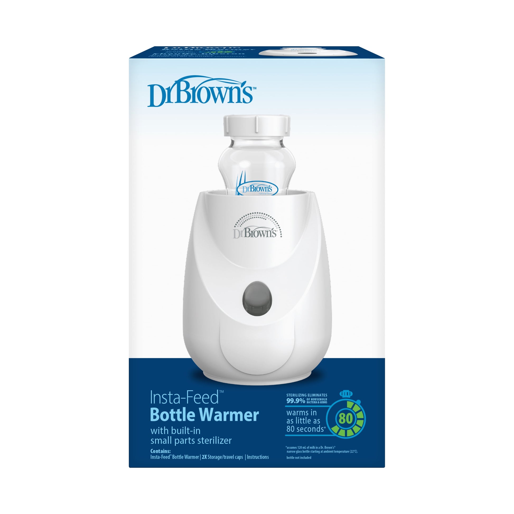 Insta-Feed Baby Bottle Warmer and Sterilizer for Bottles and Food Storage Containers