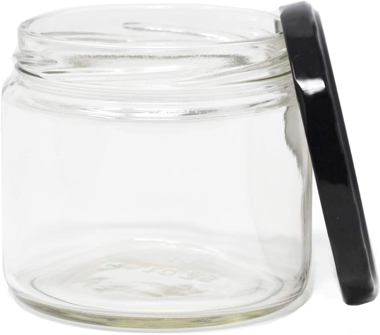 Clear Glass Salsa Jars, 12 Oz - 2 Cases of 12 Units, 24 Total