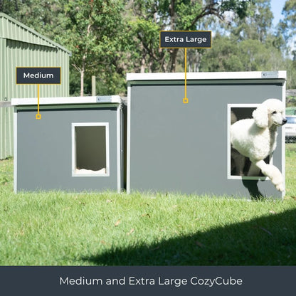 Cozycube Insulated Dog House with Coldroom Panel