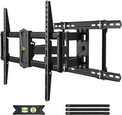 Full Motion TV Wall Mount 42"-84" TVS, Fits 16" 18" or 24" Studs, Heavy Duty TV Mounts Bracket with Dual Articulating Arms Tilt Swivel Extension Max VESA 600X400Mm, Weight Capacity 110Lbs