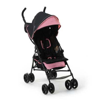 Summer 3D Mini Lightweight Umbrella Stroller - Compact Folding Design, Reclining Seat, Canopy, Supports Up to 45 Pounds, Ideal for Travel, Pink