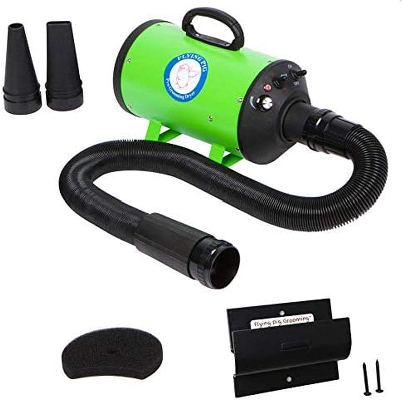 Flying One Wall Mount Grooming Dryer Kit (Green)