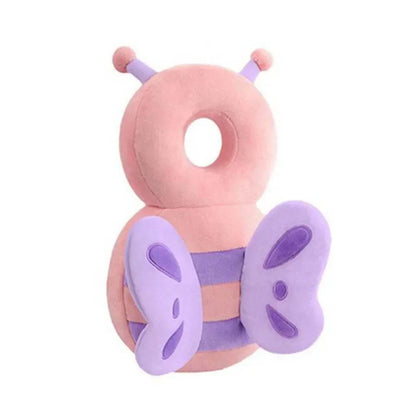 Infant Head Protection Cushion - Soft Cartoon Safety Pillow for Newborns and Toddlers
