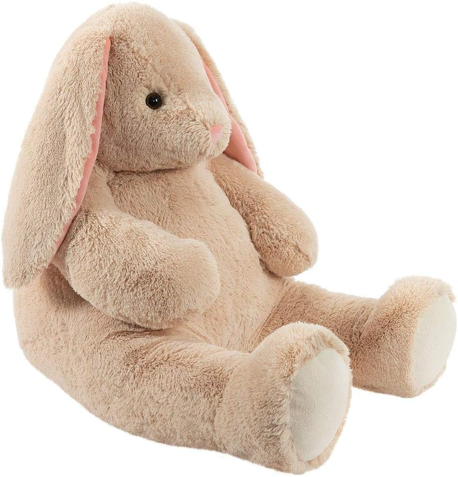 Giant 4-Foot Plush Bunny from the Giant Cuddle Collection - Adorable Stuffed Animal for All Ages