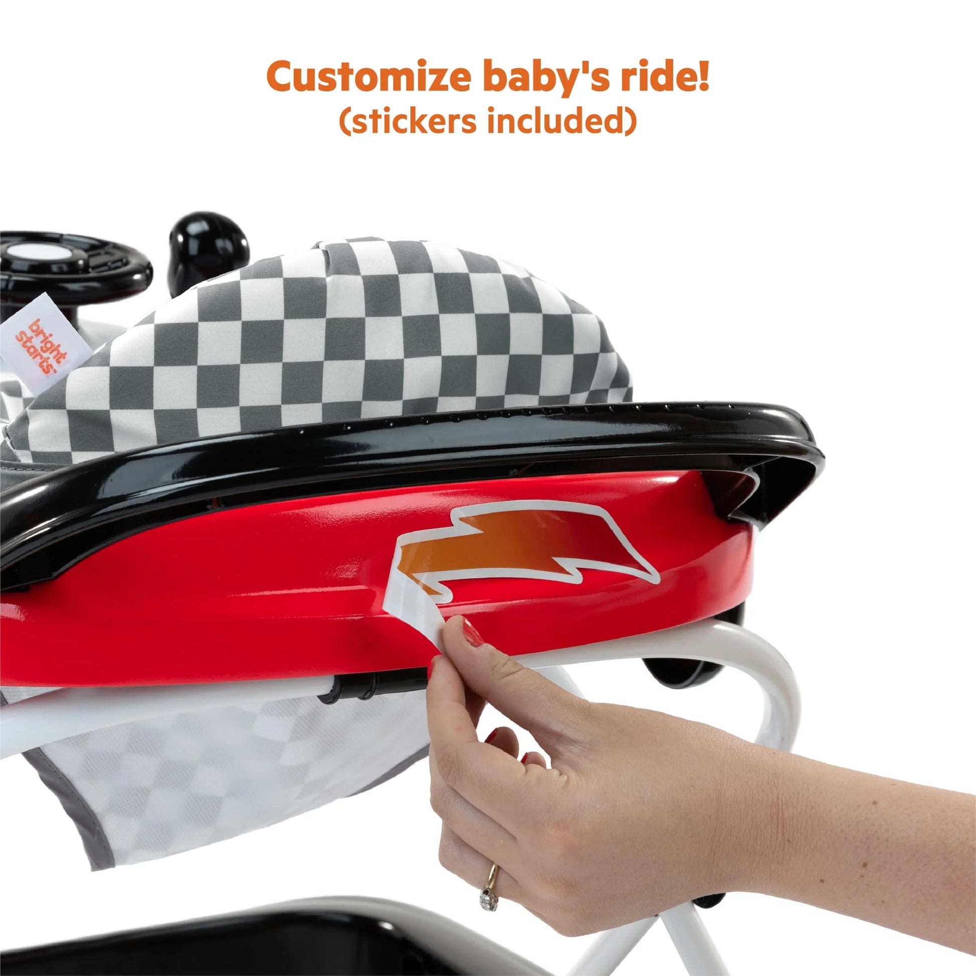 3-in-1 Red Infant and Toddler Car Walker