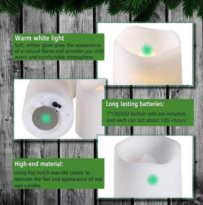 SHYMERY Flameless Votive Candles,Flamel