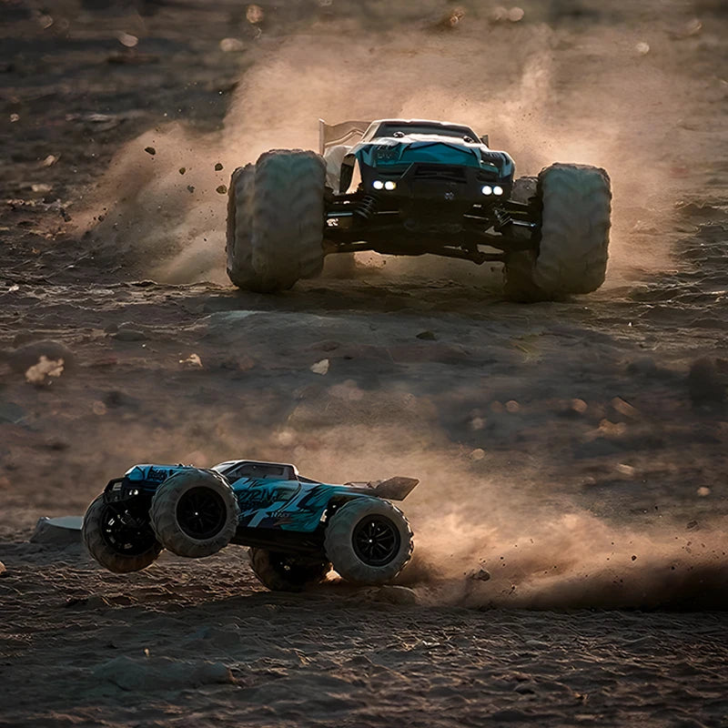 1:16 Scale 4WD RC Car with LED Remote Control - High-Speed Drift Monster Truck for Kids, 70KM/H or 50KM/H, Compatible with 144001 Toys
